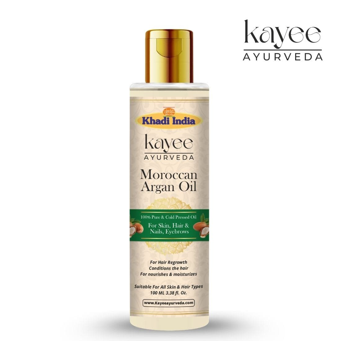 Kayee Ayurveda Moroccan Argan Oil 100ml