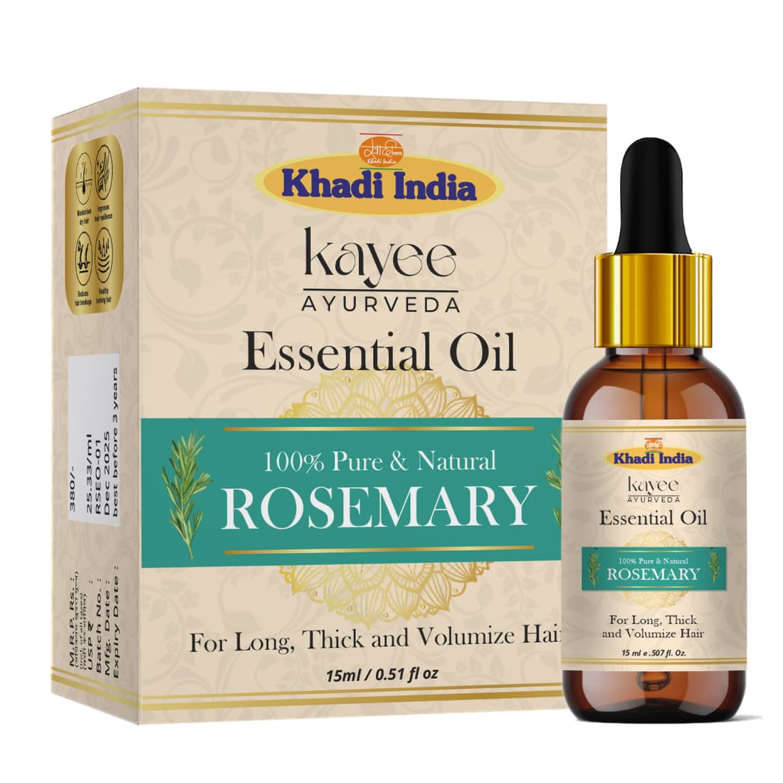 Kayee Ayurveda Rosemary Essential oil 15ml
