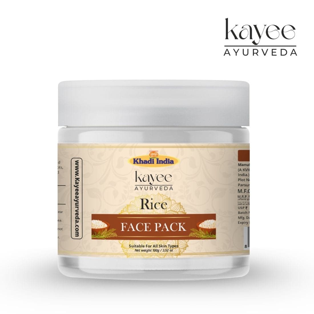 Kayee Ayurveda Rice FACE Pack 100gm