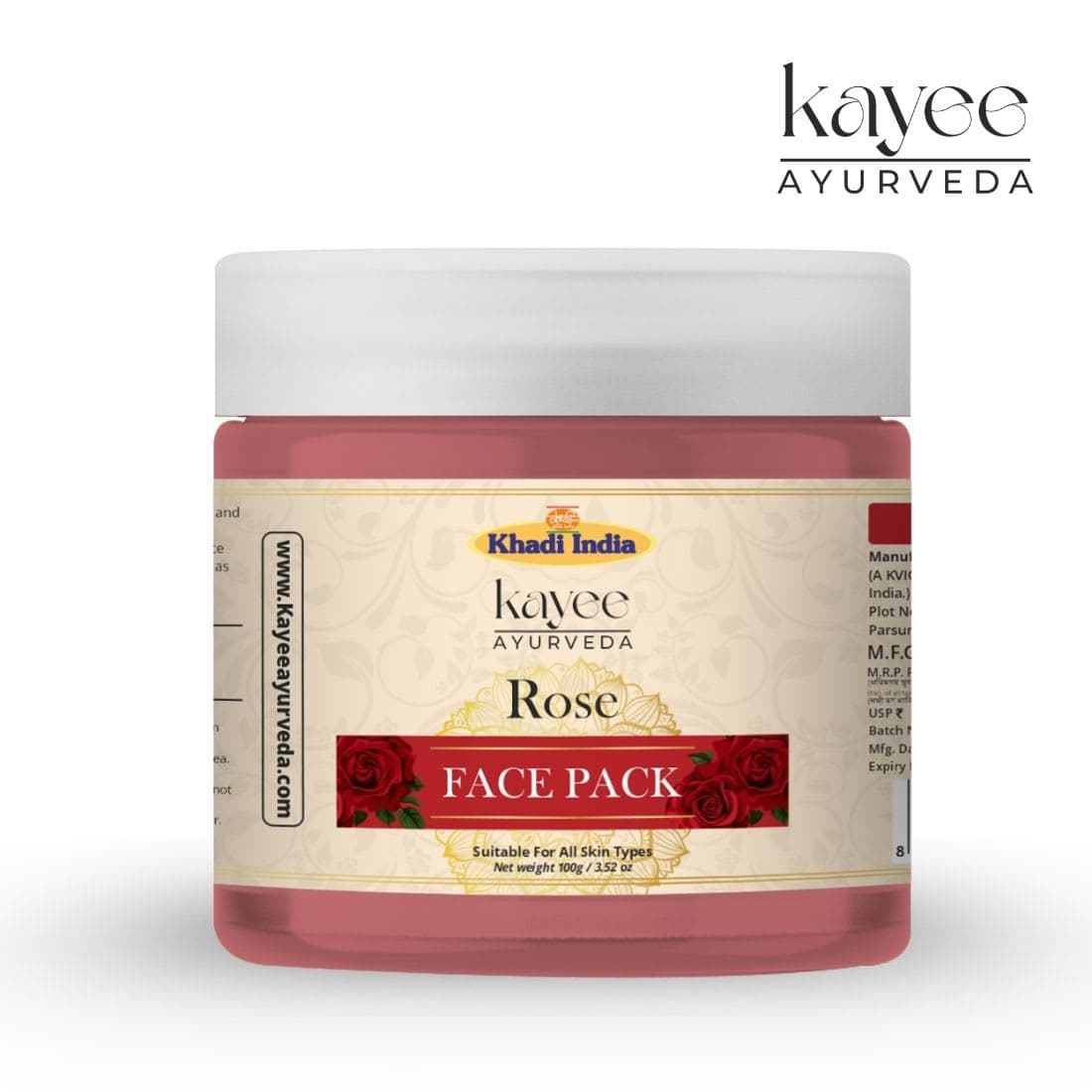 Kayee Ayurveda Rose Face Pack 100gm