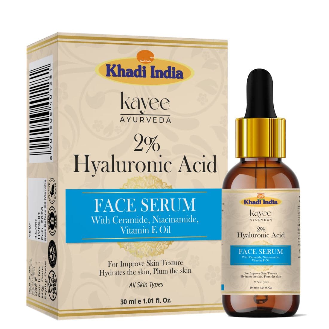 Kayee Ayurveda 2% Hyaluronic Acid Face serum 30ml