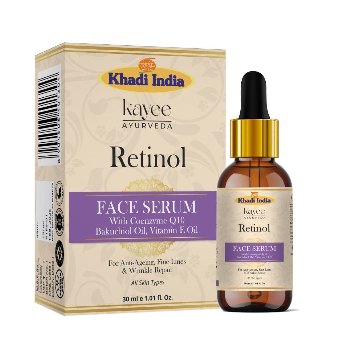Kayee Ayurveda Retinol Face Serum 30ml