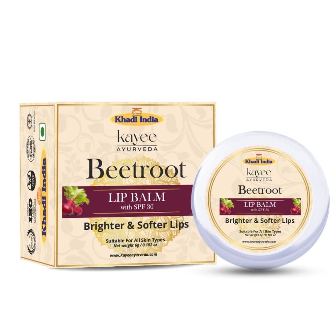 Kayee Ayurveda Beetroot Lip Balm 5gm