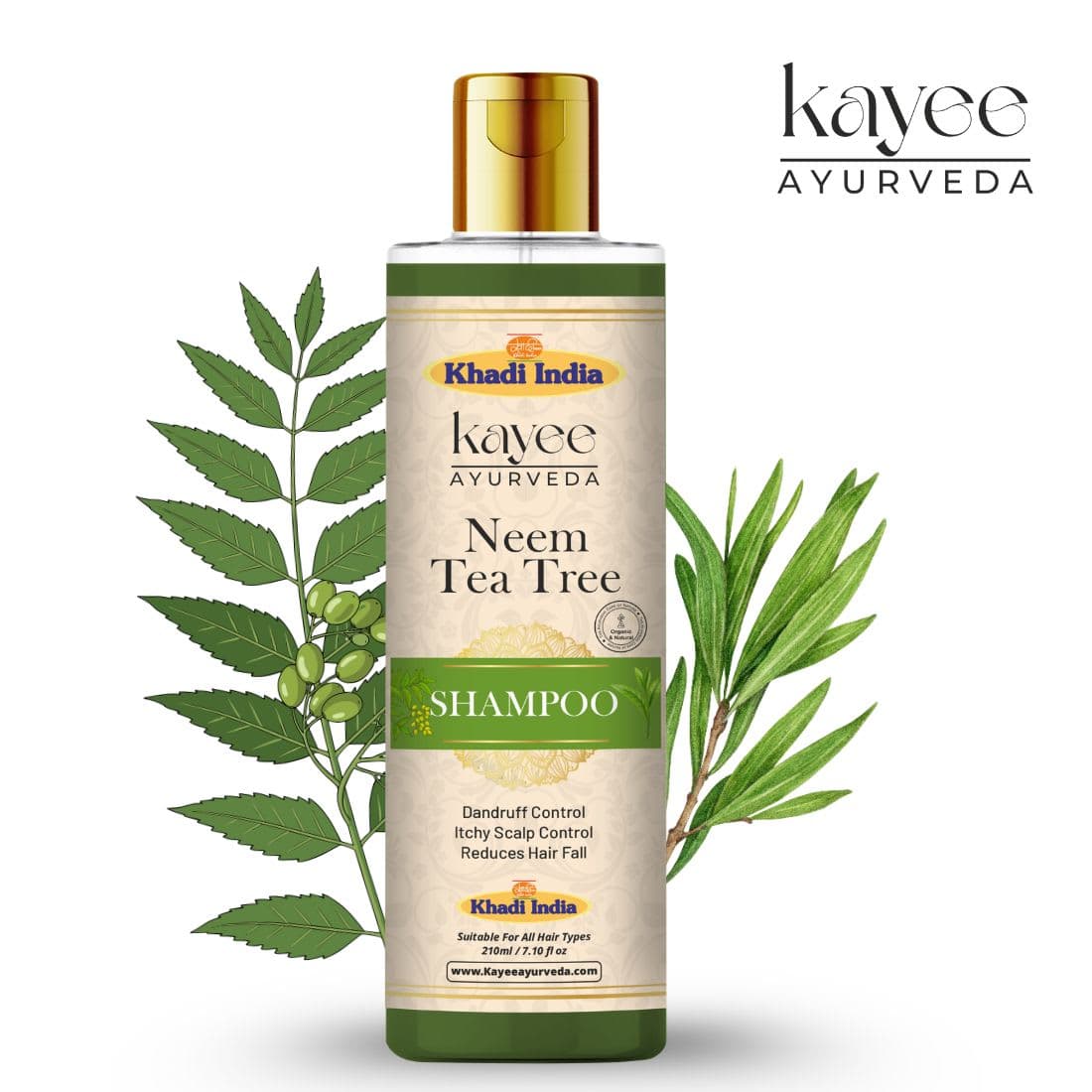 Kayee Ayurveda Neem Tea Tree Shampoo 200ml