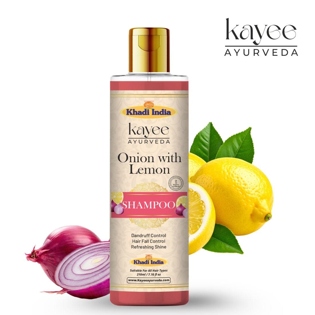 Kayee Ayurveda Onion with Lemon Shampoo 200ml
