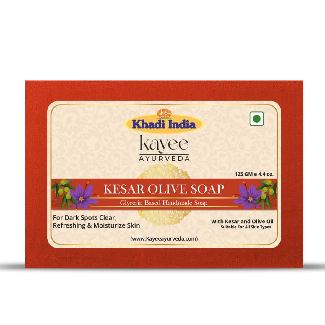 Kayee Ayurveda Kesar Olive Soap 125gm