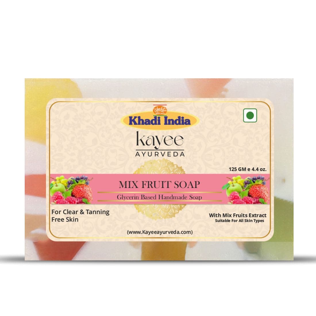 Kayee Ayurveda Mix Fruit Soap 125gm