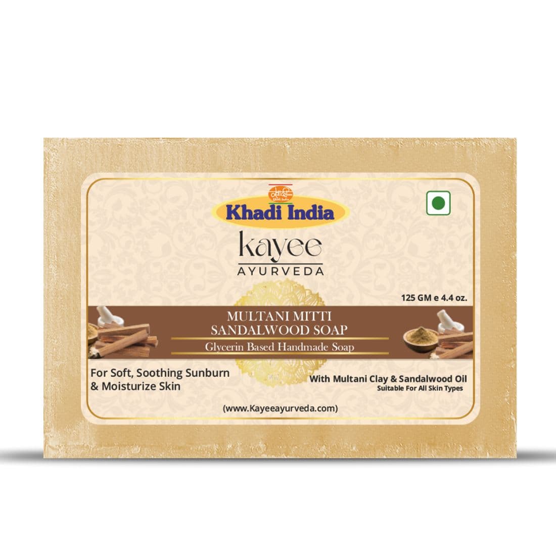 Kayee Ayurveda Multani Mitti & Sandalwood Soap 125gm