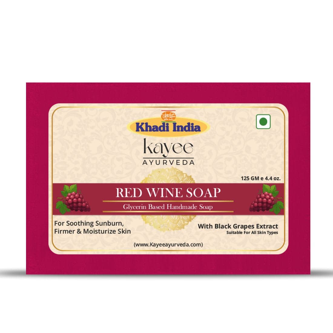 Kayee Ayurveda Red Wine Soap 125gm
